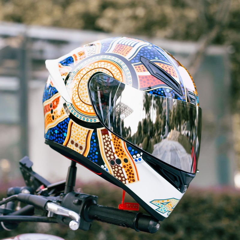 سومان خوذة Soman K1 البديلة K5 Face Shield متوافقة مع K5 K1 K3SV (فضي) - Image 4